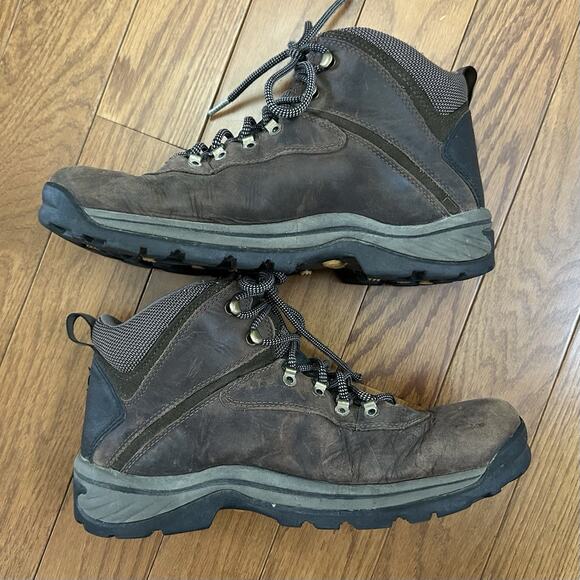Timberland White Ledge Mid Waterproof Brown Hiking Boots (12135) Men’s Size 11 M main image 4